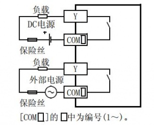 三菱FX3U系列PLC輸出接線方法